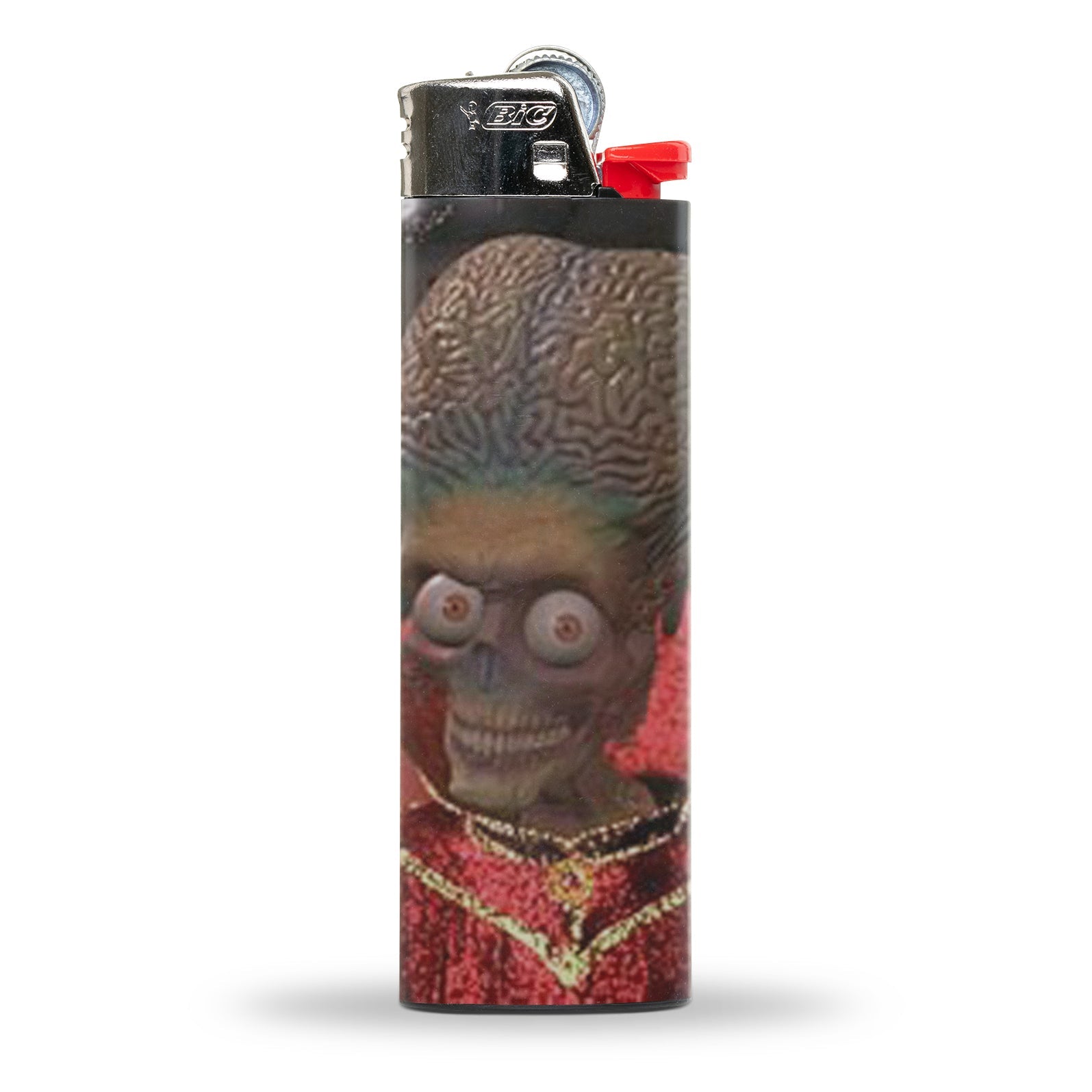 Mars Attacks Novelty Lighter - Windproof Butane Lighter for Outdoor Camping, BBQ, Hiking & Survival Gear - Collectible Sci-Fi Movie Merchandise