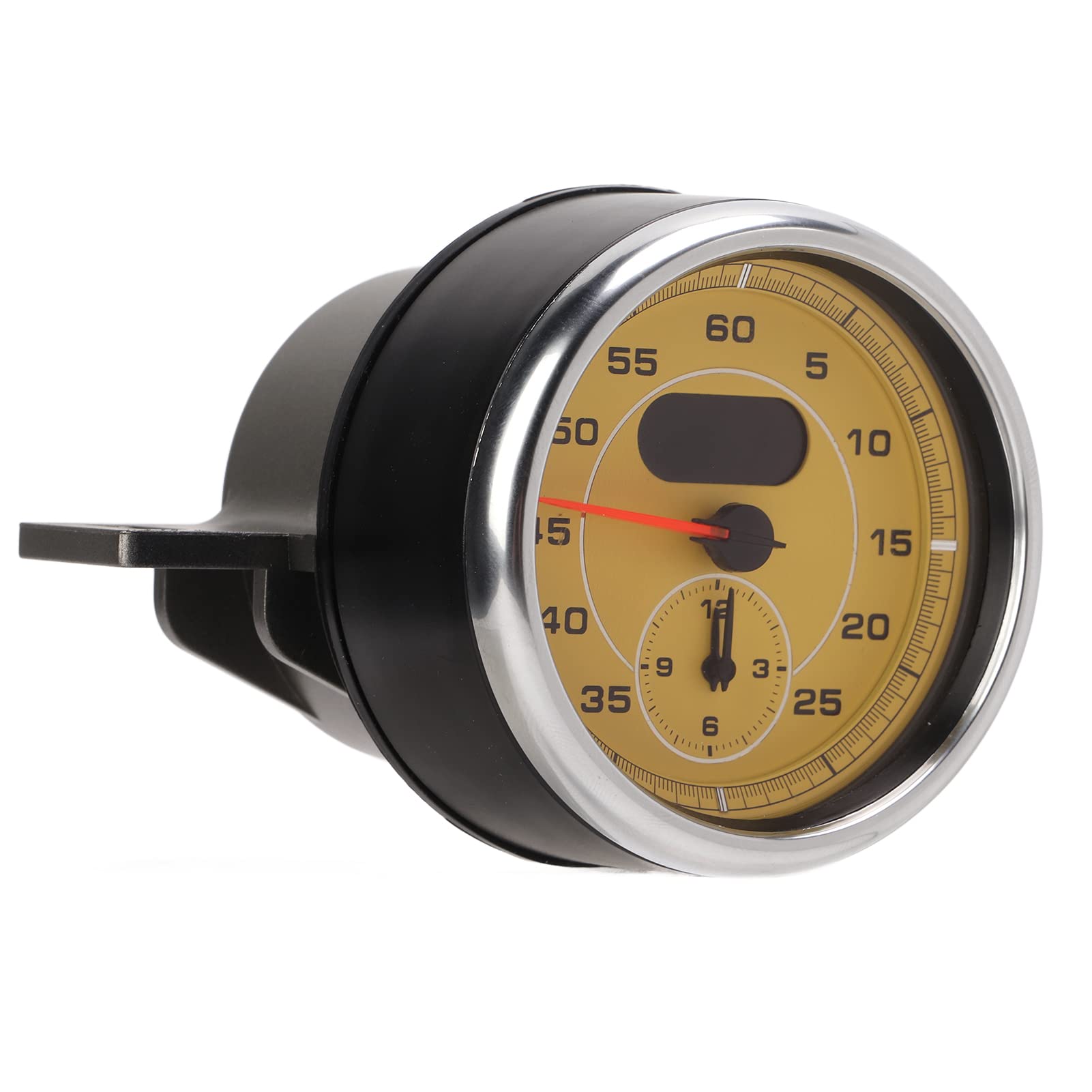 High Accuracy ABS Dashboard Lap Timer & Gauge Clock - Durable Abrasion-Proof Car Interior Accessory (Yellow) | Perfect for Racing, Track Days & Performance Driving