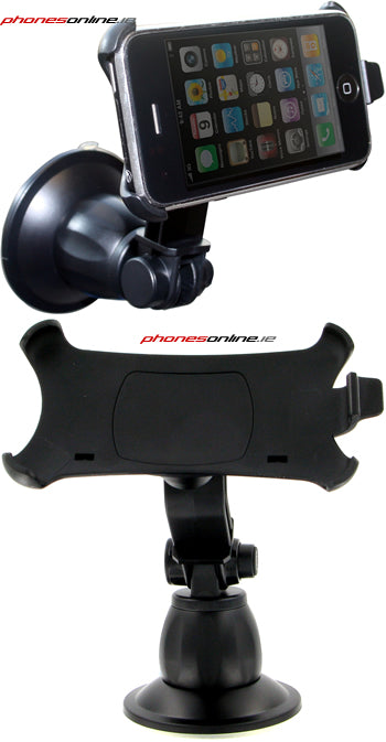 Apple iPhone 3G/3GS Car Windshield Mount Holder - Universal Phone Car Mount for Safe Driving & GPS Navigation