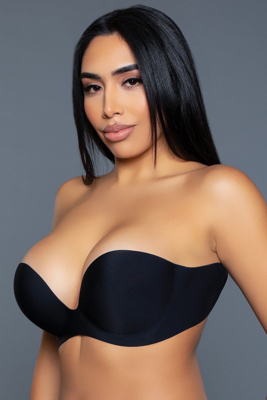 BeWicked Women's Barely There Adhesive Bra 2305 - Invisible Strapless Sticky Bra for Backless Dresses & Formal Wear