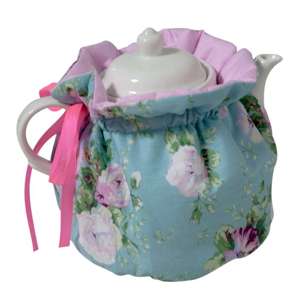 Vintage Floral Cotton Tea Cozy - Insulated Teapot Cover for Kitchen Decor, Housewarming Gift for Mom & Friends | Perfect for Tea Parties, Home Decor & Cozy Kitchen Accessories