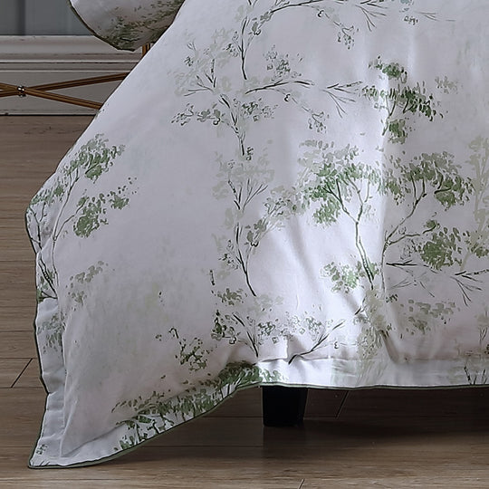 Premium Flinders Sage Quilt Cover Set - 100% Cotton Luxury Bedding by Private Collection | Soft & Breathable for All-Season Comfort | Perfect for Master Bedrooms, Guest Rooms & Cozy Home Decor
