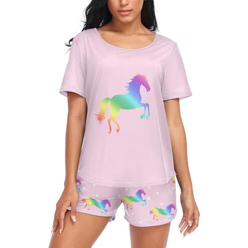Hearts Rainbow Unicorns