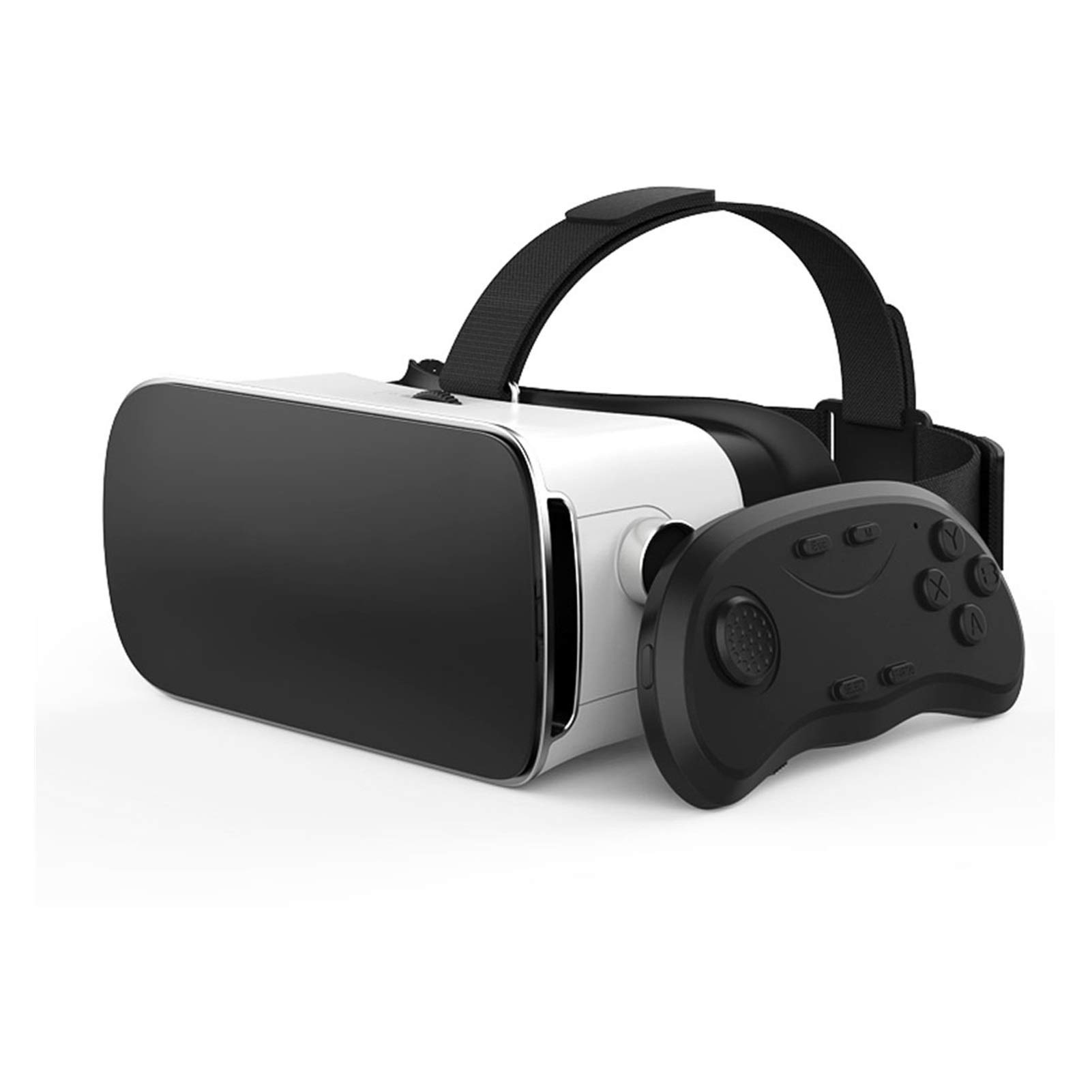 HHWKSJ VR Headset with Remote Controller - 3D Virtual Reality Glasses for iPhone & Android Smartphones | Immersive Gaming & Movie Experience | Comfortable Eye Protection for Extended Use