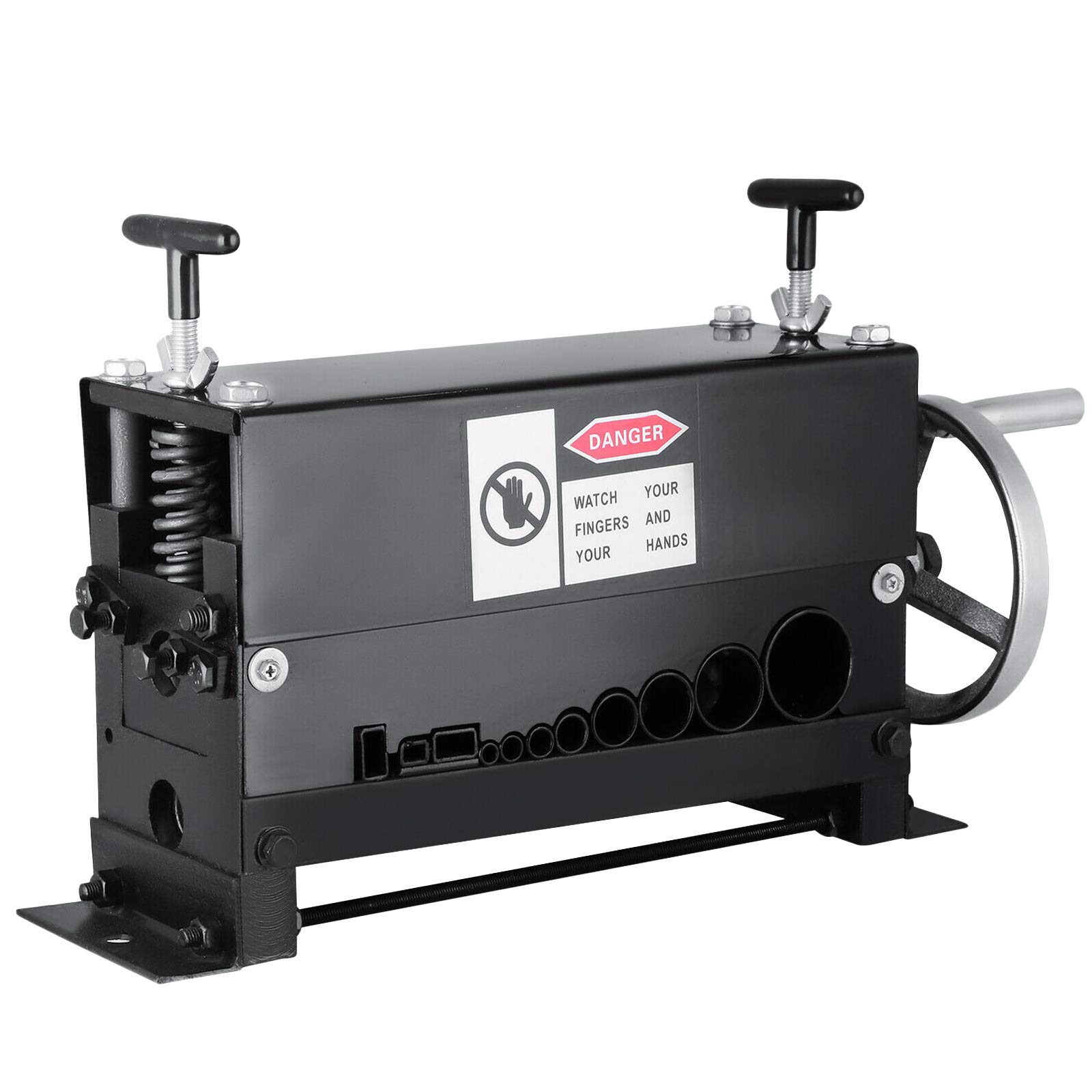 Happybuy 10-Channel Manual Wire Stripping Machine - Hand Cranked Cable Stripper Tool for 1.5mm-20mm Wires | Industrial & Recycling Use | Perfect for Electricians, DIY Projects, and Scrap Metal Recycling