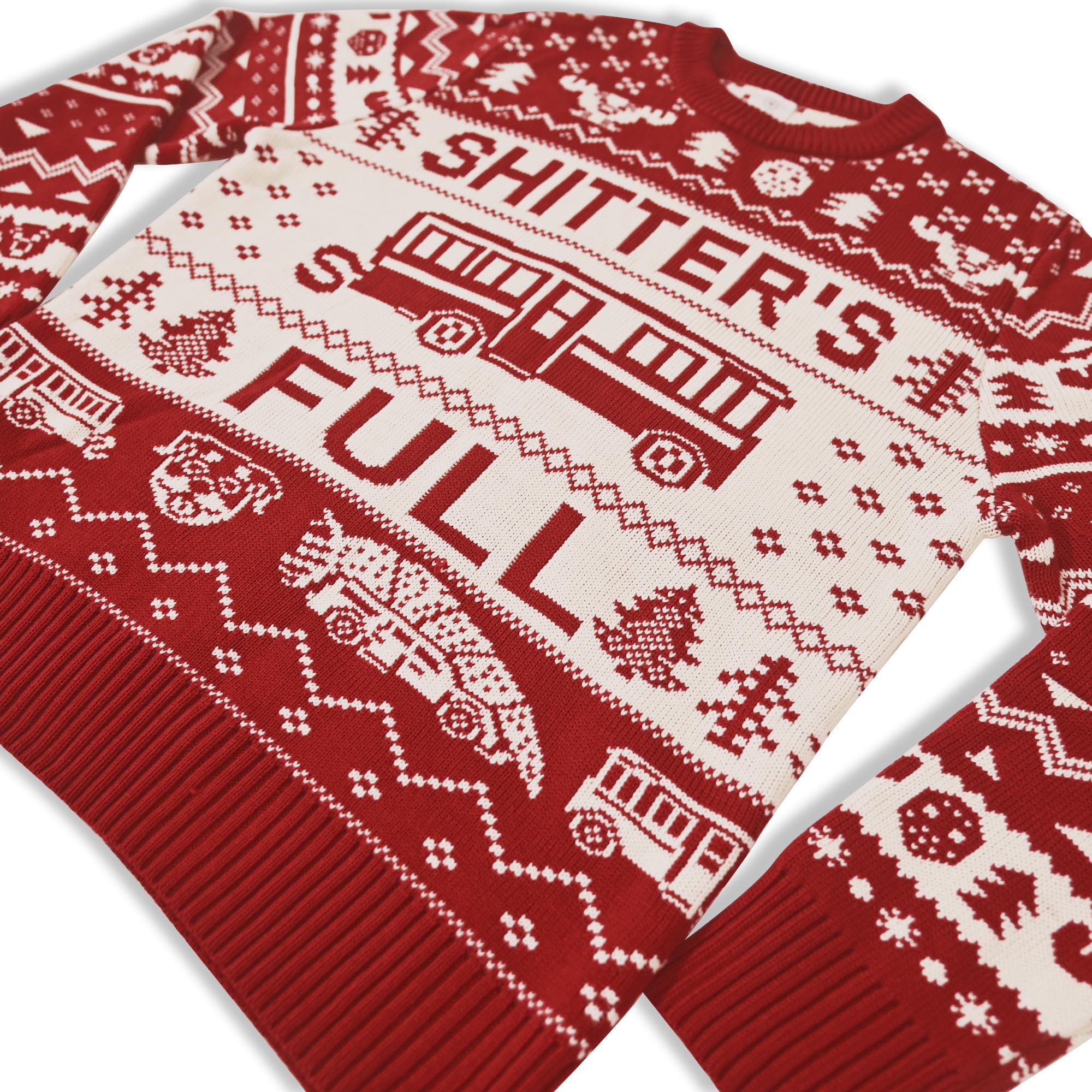 Todd Red Ugly Christmas Sweater - Funny Holiday Vacation Themed Pullover for Men & Women | Perfect for Christmas Parties, Gifts & Festive Outfits