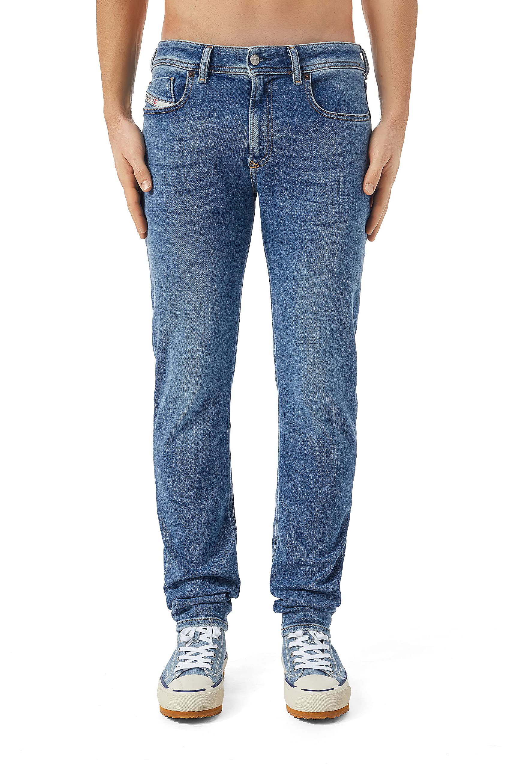 Diesel Men's Skinny Jeans - Slim Fit Stretch Denim Pants for Casual & Night Out | Comfortable & Stylish for Everyday Wear