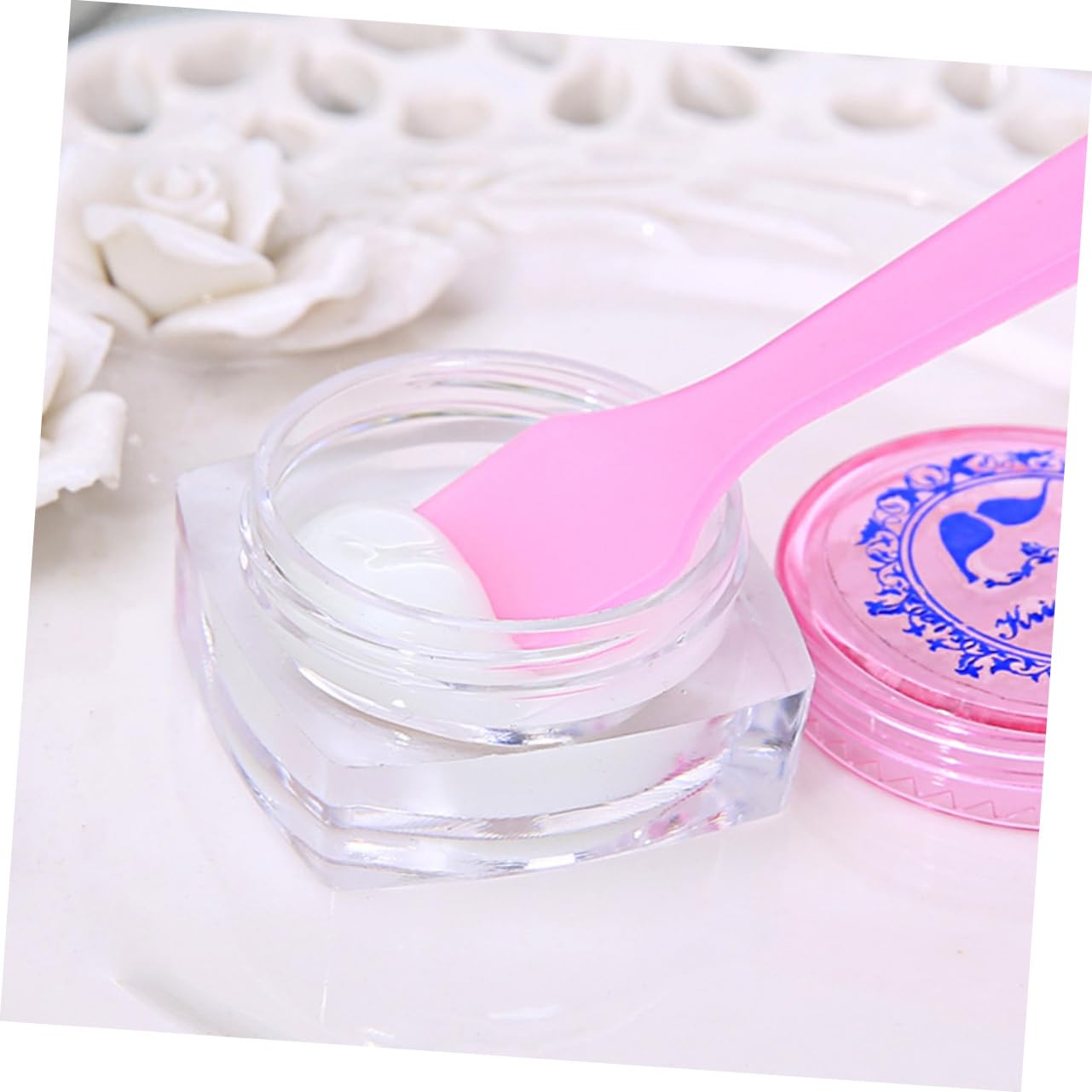 **Portable Cosmetic Spatula Set - 10pcs Face Mask & Makeup Spatula Tools for Skincare, Foundation, Cream Application - Perfect for DIY Beauty, Salon & Travel Use**