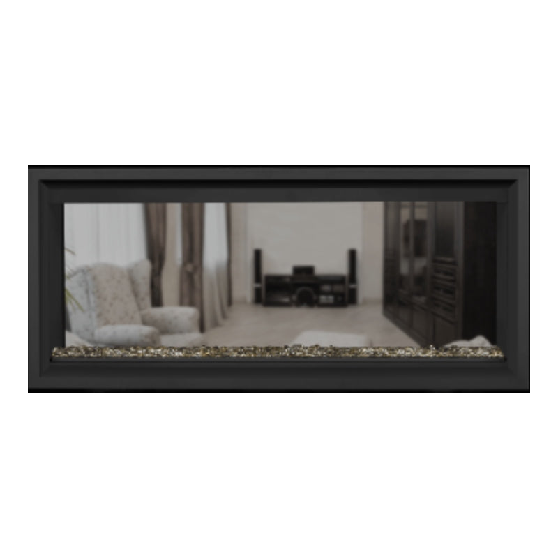 Napoleon Vector 38 See-Through Linear Direct Vent Gas Fireplace - LV38N2 1 | Modern Home Heating Solution for Living Rooms & Patios