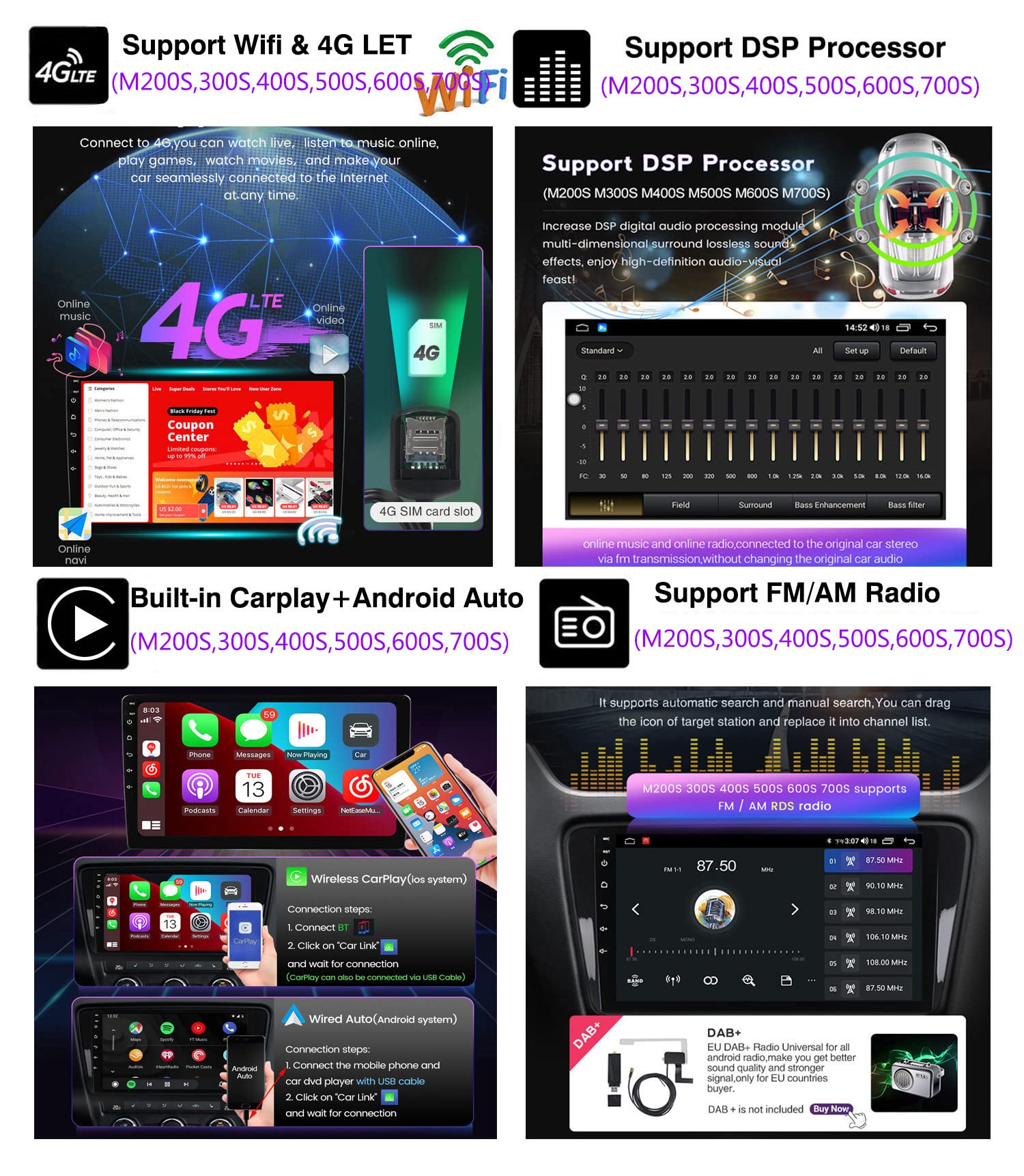 Android 11 Car Stereo for Hyundai Tucson 2004-2009 - 9