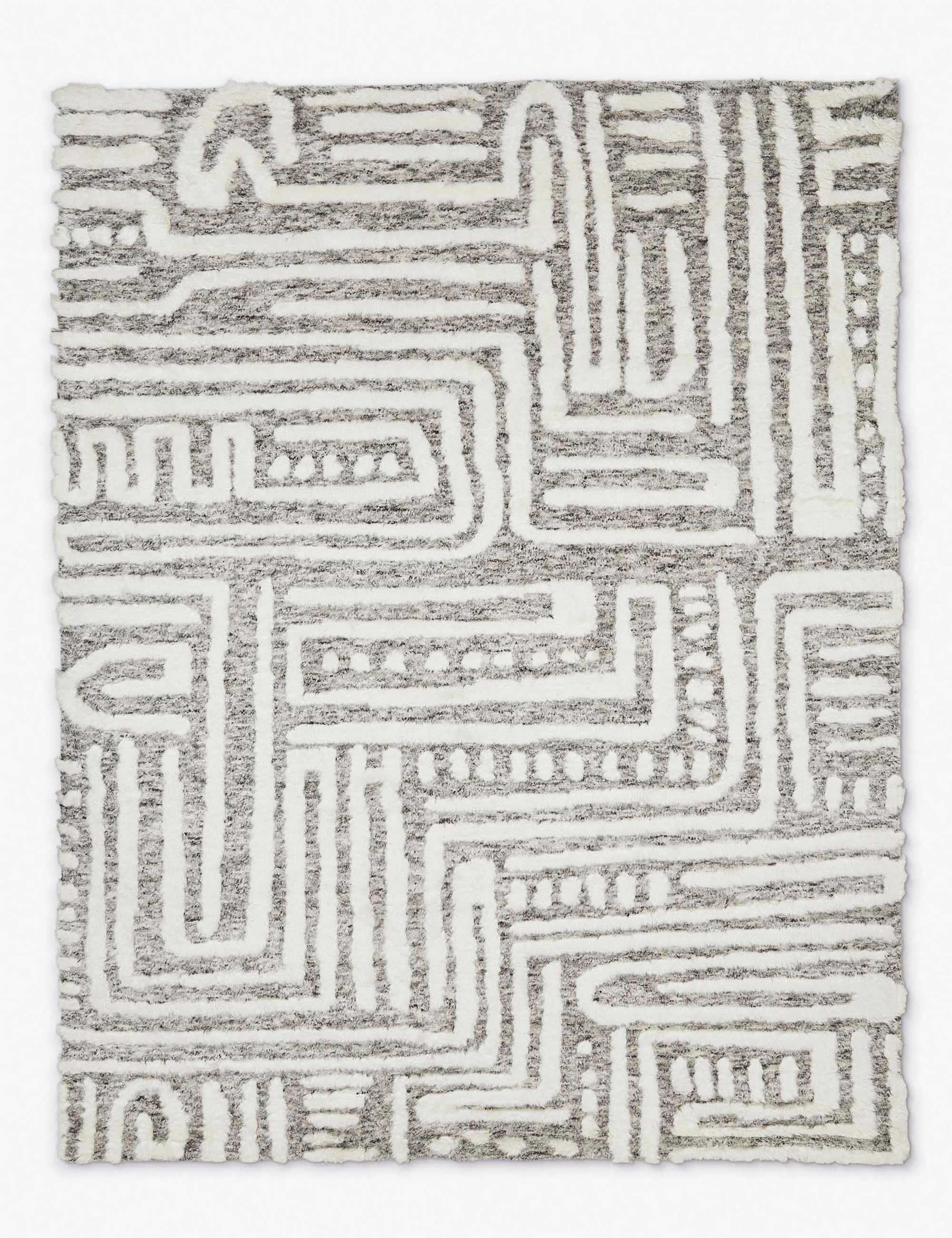 Braeburn Handwoven Wool Rug - Soft & Durable Area Rug for Living Room, Bedroom, or Office - Eco-Friendly Home Decor