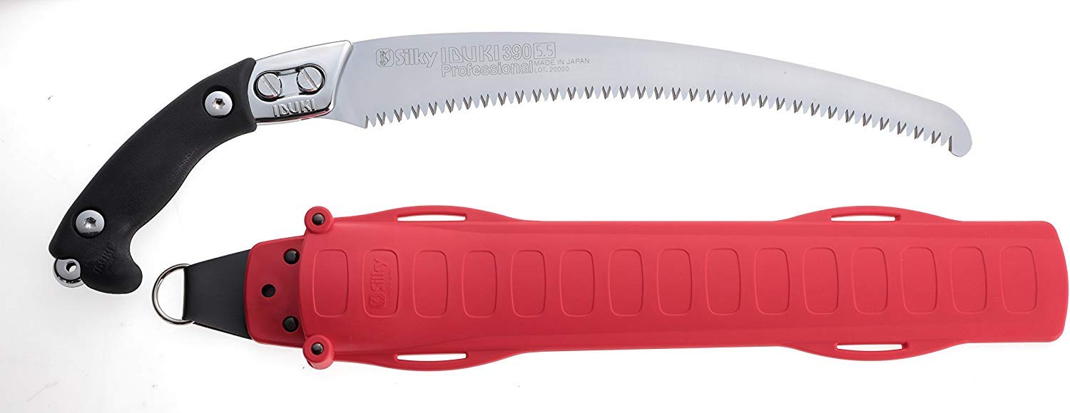 Ibuki 390 Extra Large Teeth Silky Curved Landscaping Hand Saw - Heavy Duty Pruning Saw for Tree Trimming, Branch Cutting & Gardening (Pack of 4) - Perfect for Landscapers, Arborists & DIY Garden Projects