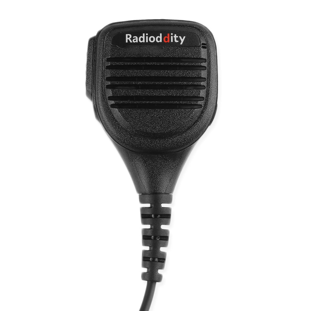 2 Pin PTT Speaker Microphone for Motorola Two-Way Radios - Compatible with Motorola Walkie Talkies, Clear Audio for Construction, Security & Outdoor Activities