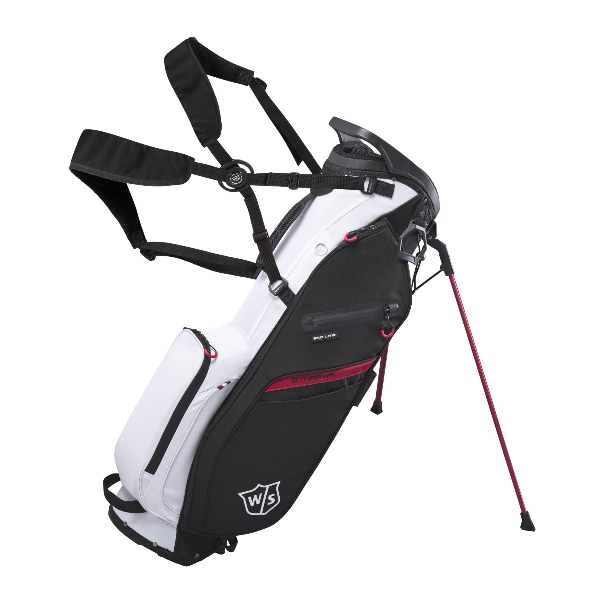 Wilson Staff Exo Lite Golf Stand Bag - Lightweight & Durable Golf Bag for Men & Women - Perfect for Walking the Course & Carrying Clubs Comfortably
