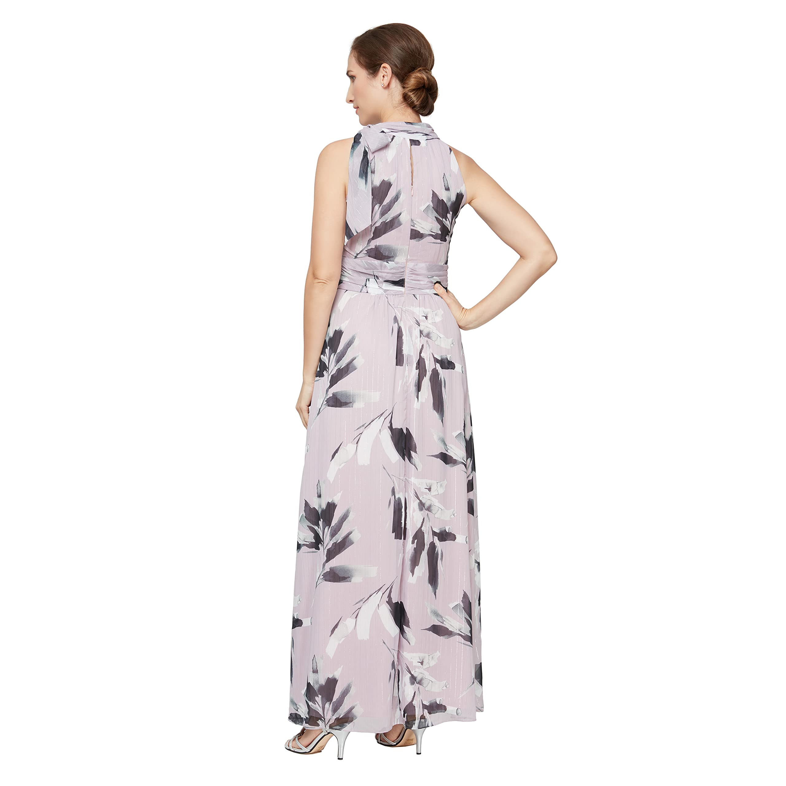 Women's Sleeveless Floral Print Maxi Dress - Summer Beach Vacation & Party Wear | S.L. Fashions