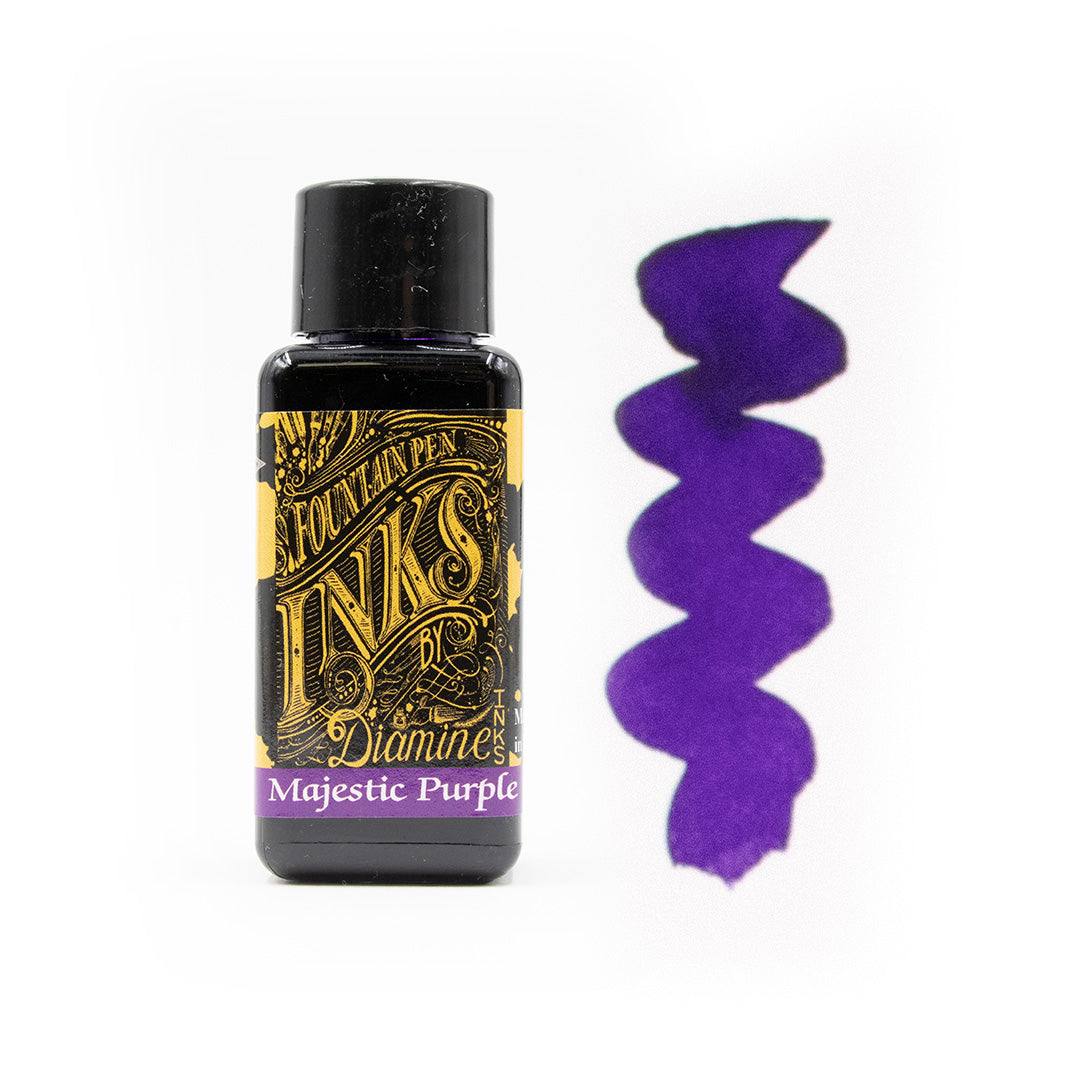 Premium Diamine Fountain Pen Ink 30ml Bottle - Vibrant Colors for Calligraphy, Journaling & Artistic Writing - Perfect for Fountain Pens, Dip Pens & Ink Drawing