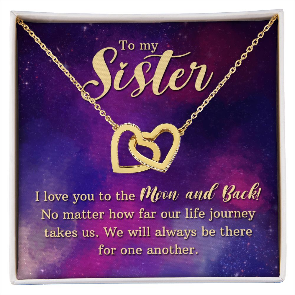 Interlocking Heart Friendship Jewelry Set - Perfect Gift for Sister, Best Friend, or Loved One - Christmas, Birthday, Anniversary - Ideal for Special Occasions and Everyday Wear