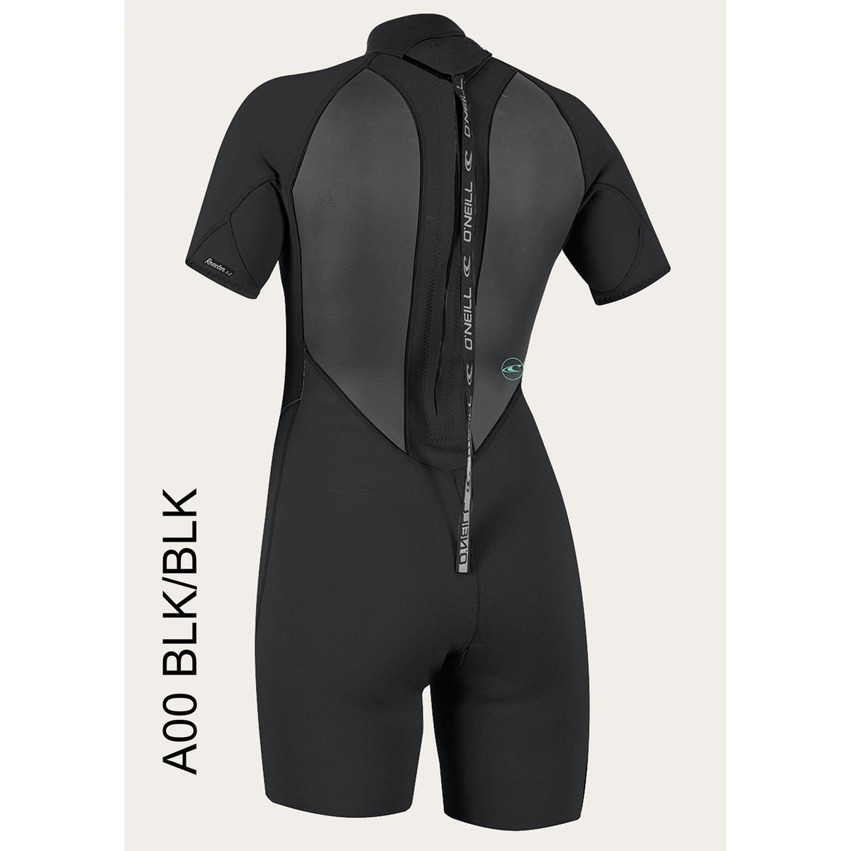 O'Neill Women's REACTOR 2 Back Zip Shorty Wetsuit - 2mm Neoprene Spring Suit for Surfing, Diving & Water Sports | Comfortable & Flexible Swimwear