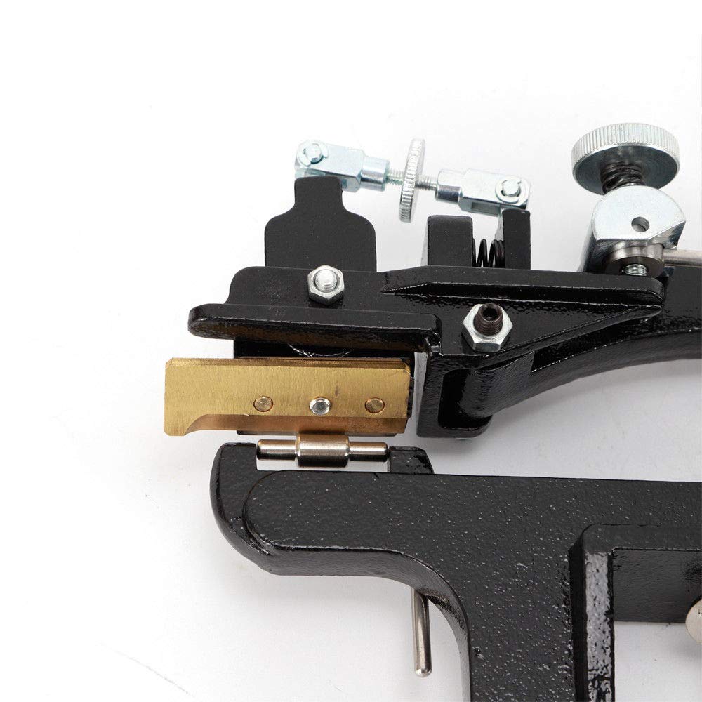VPABES Manual Leather Skiving Machine - Professional Leather Edge Splitter & Peeler Tool with Blade for Leather Crafting | Perfect for DIY Leather Projects, Shoe Repair & Bag Making