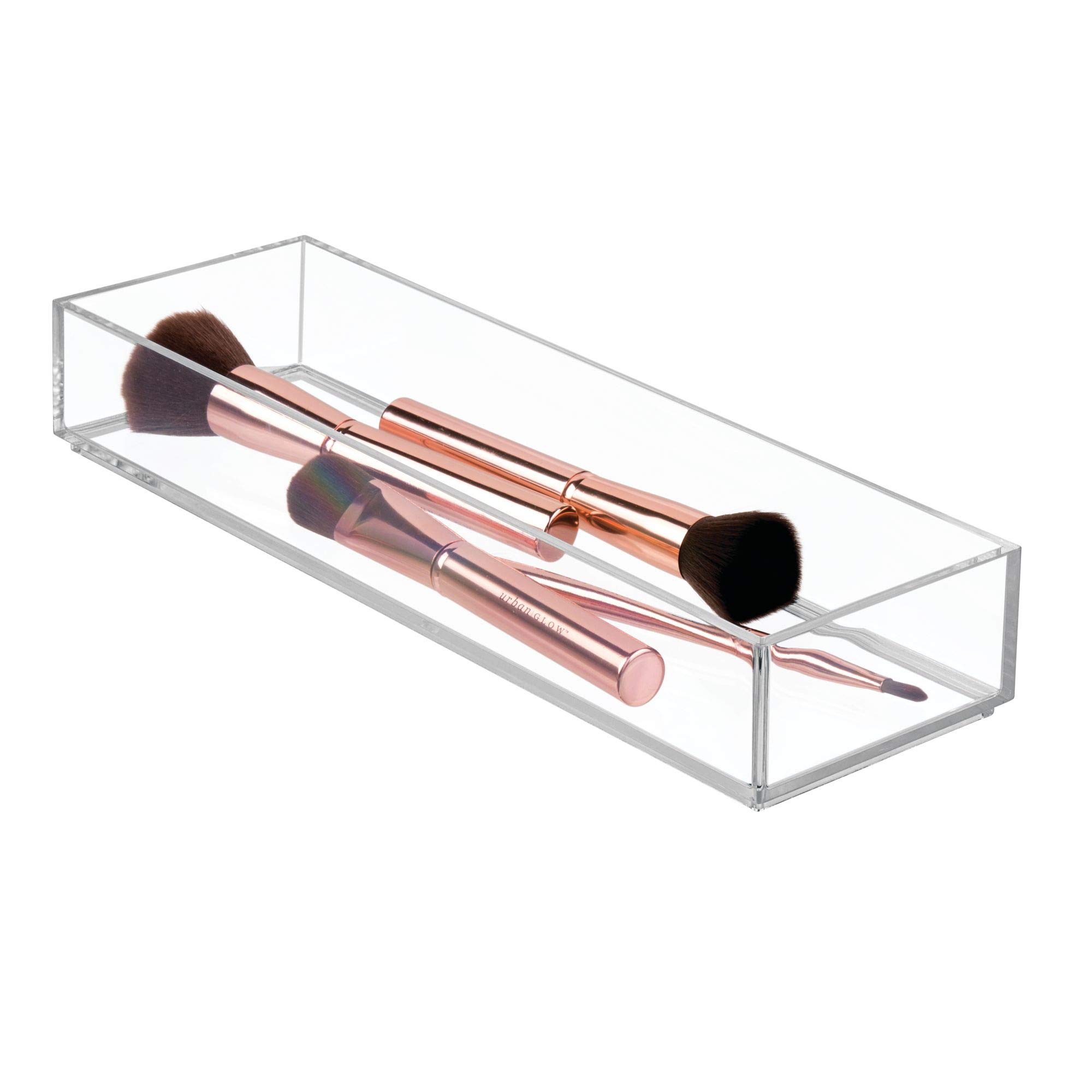 iDesign Clear Plastic Drawer Organizer for Cosmetics & Makeup - 4