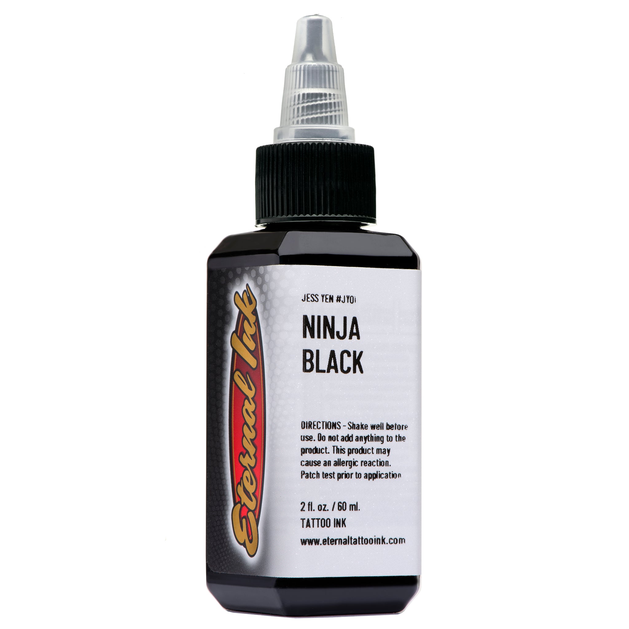 Eternal Jess Yen Ninja Black Ink 2oz - Premium Calligraphy Ink for Brush Pens, Fountain Pens & Art Projects - Perfect for Lettering, Drawing & Japanese Calligraphy