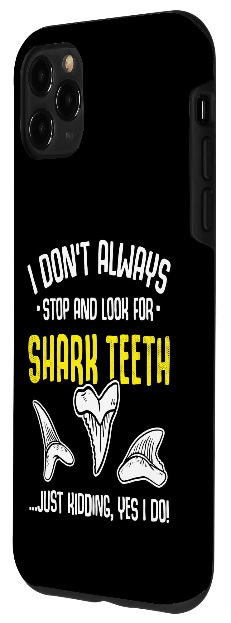 iPhone 11 Pro Max Case - Durable Shark Teeth Hunting & Fossil Hunting Phone Cover for Paleontology Enthusiasts | Perfect for Outdoor Adventures & Field Research