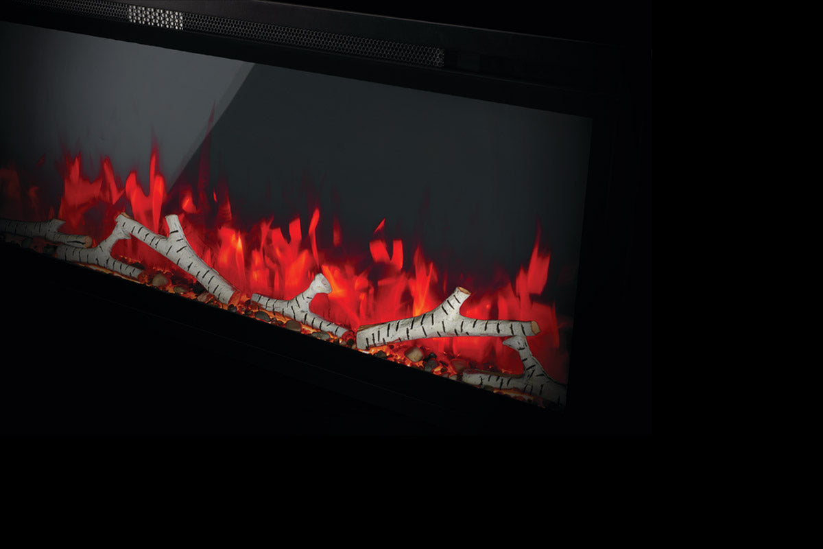 Napoleon Entice 60-Inch Wall Mount or Recessed Linear Electric Fireplace - Modern Heating for Living Room, Bedroom & Office Spaces