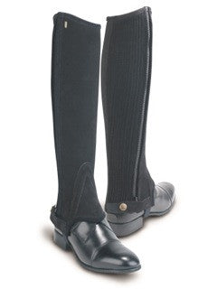 Tredstep Classic Suede Half Chaps for Equestrian Riding - Comfortable Leather Horse Riding Boots for Women & Men - Perfect for Show Jumping, Dressage & Horseback Riding Lessons