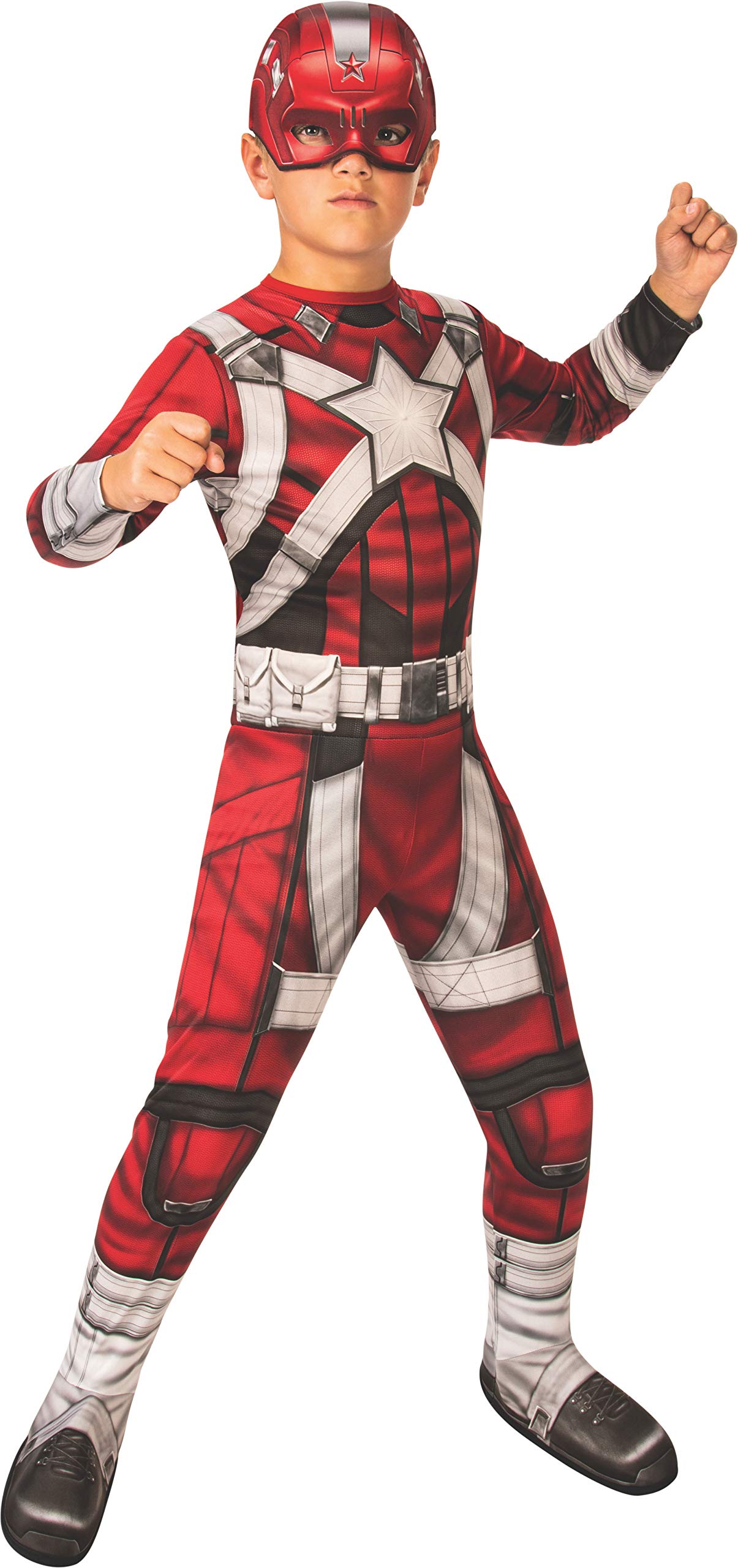 Kids Marvel Black Widow Red Guardian Costume - Halloween Dress Up, Cosplay & Superhero Party Outfit for Boys & Girls