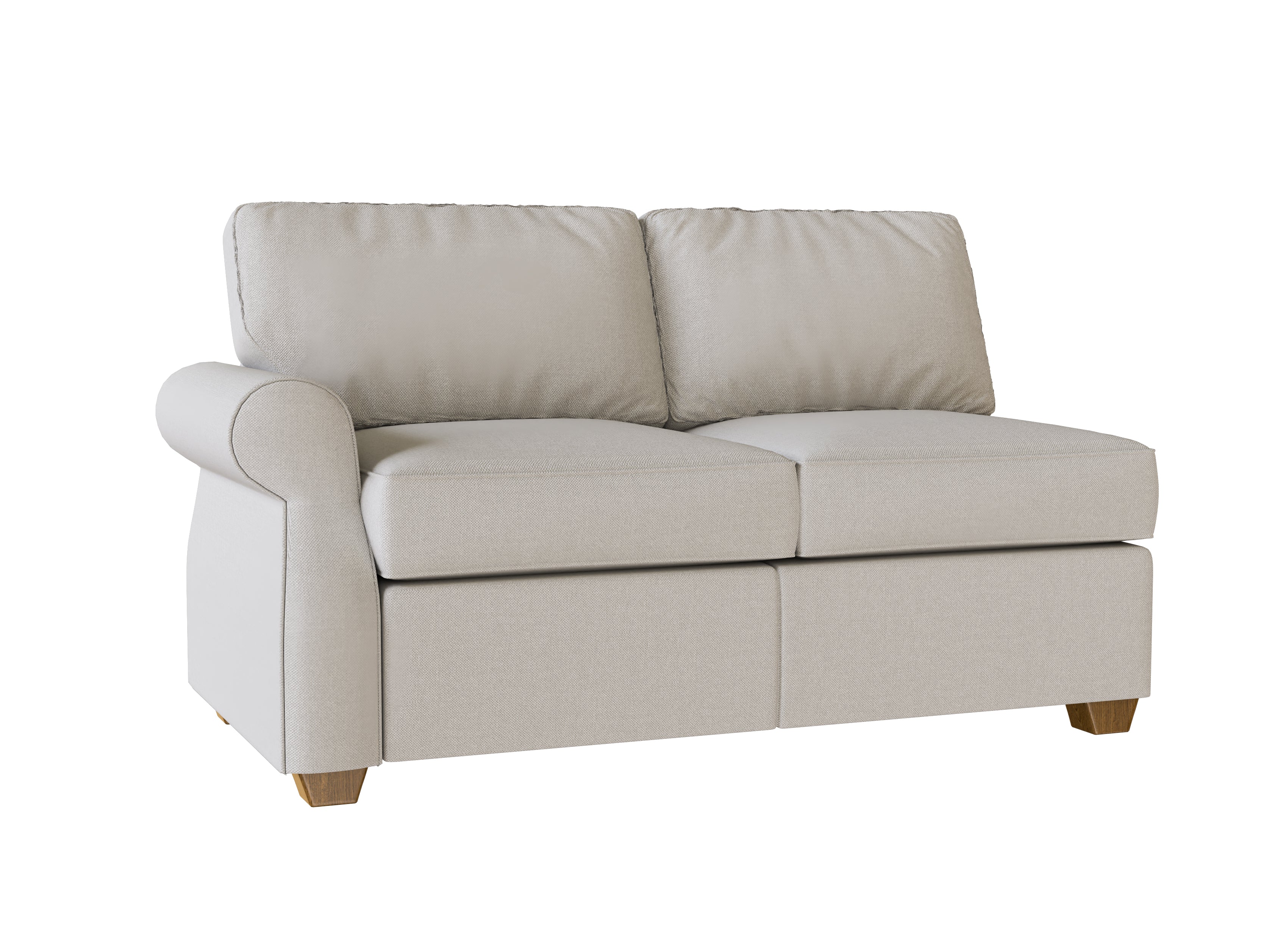 PB Fremont Roll Arm Left Arm Loveseat Slipcover - Replacement Sofa Cover for Sectional Components | Perfect for Living Room, Family Room & Home Theater Furniture Protection