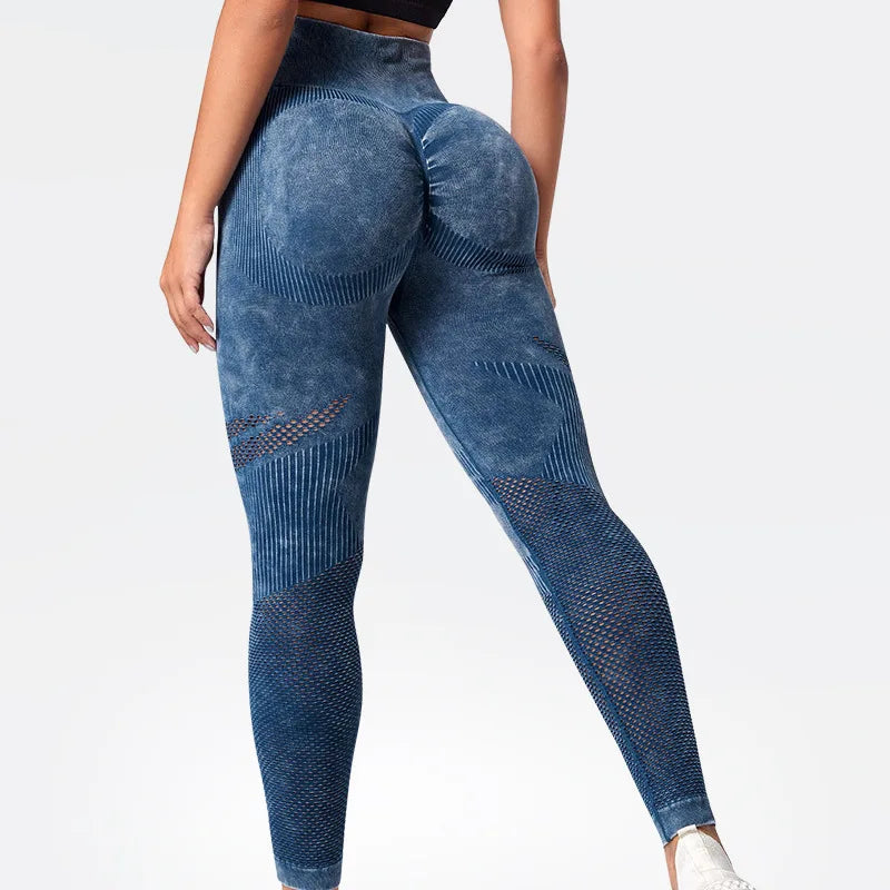 Women's Seamless High Waist Yoga Pants - Bubble Butt Push Up Scrunch Leggings for Gym & Fitness - Comfortable Workout Tights for Running, Yoga & Lounge Wear