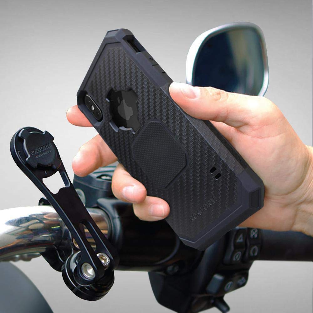 Rokform Pro Series Motorcycle Phone Mount - CNC Machined Aluminum Twist Lock & Magnetic Phone Holder for Motorcycles, Bikes, ATVs - Secure Smartphone Mount for Riding, Commuting, Off-Road Adventures