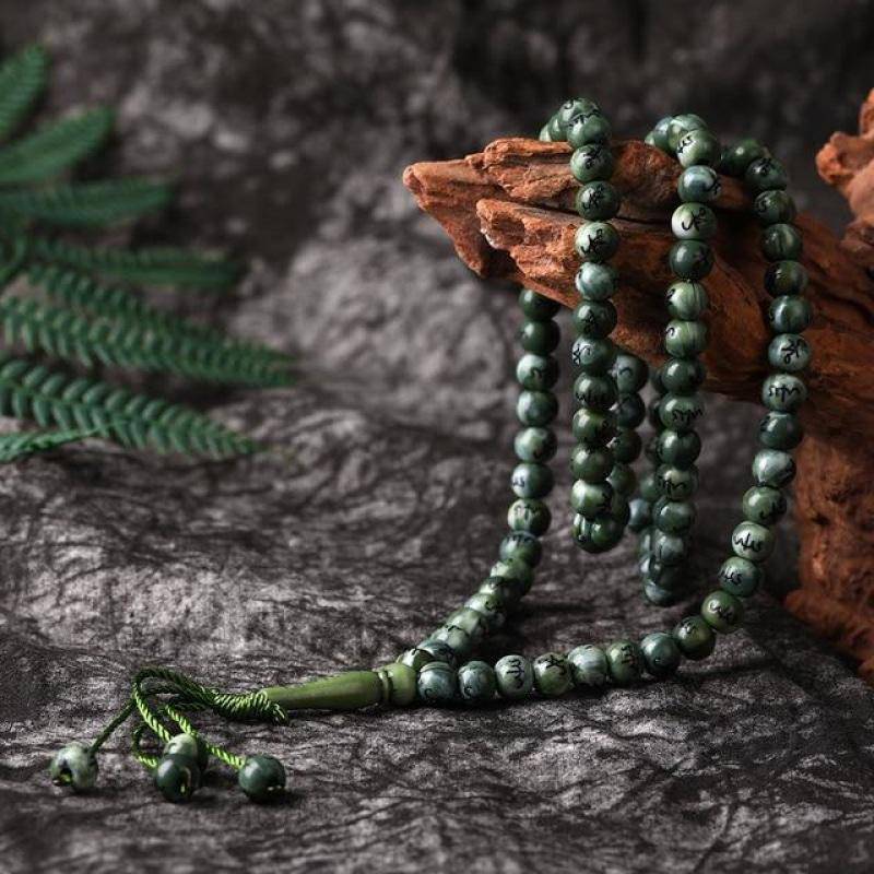 99 Tasbih Beads Islamic Prayer Rosary - Misbaha Tesbih for Muslim Dhikr & Meditation - Perfect for Daily Worship, Stress Relief & Spiritual Connection