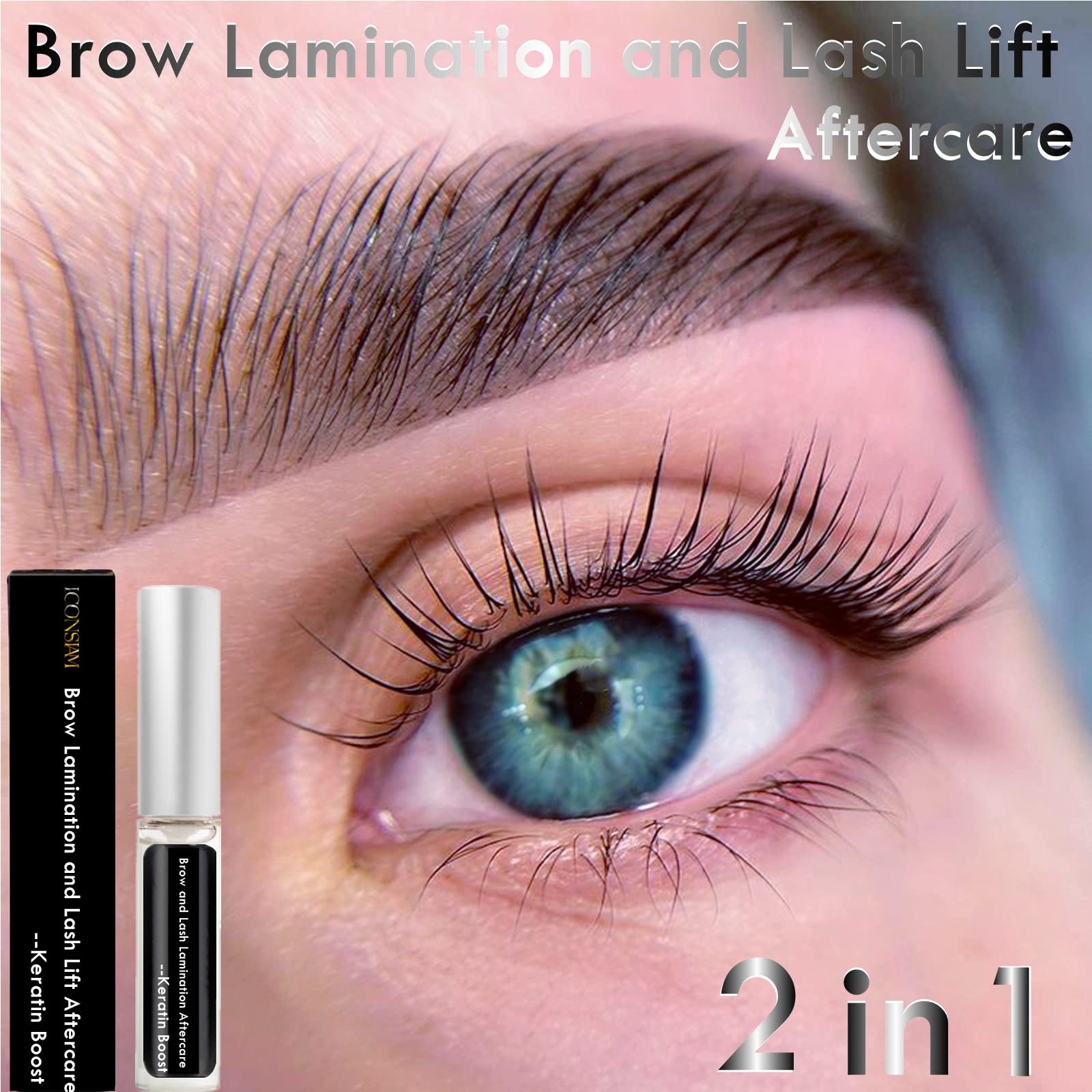 Brow Lamination Kit - Eyebrow & Lash Lift Aftercare Conditioner for Fuller, Thicker Brows | Nourishing & Moisturizing Treatment | 100-Day Supply | Perfect for Salon & Home Use