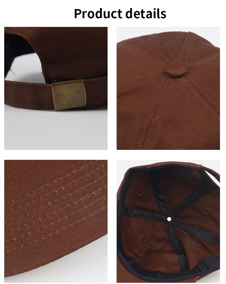 Stylish Cotton Baseball Caps for Women & Men - Adjustable Dad Hats & Trucker Hats - Perfect for Outdoor Sports, Casual Wear & Sun Protection