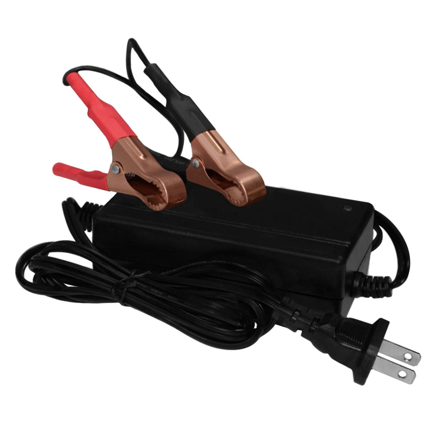 Mighty Max 12V 4A Battery Charger & Maintainer - Compatible with 35AH Pride Quantum Dynamo Batteries | Perfect for Golf Carts, Mobility Scooters & Power Wheelchairs