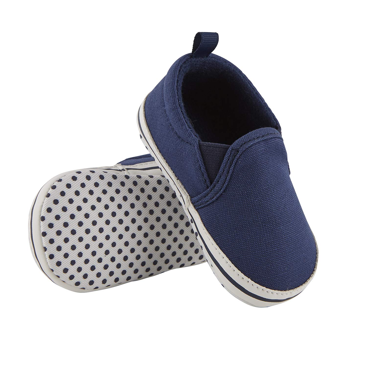 Stephan Baby Non-Slip Shoes (6-12 Months) - Red Canvas for Safe Walking