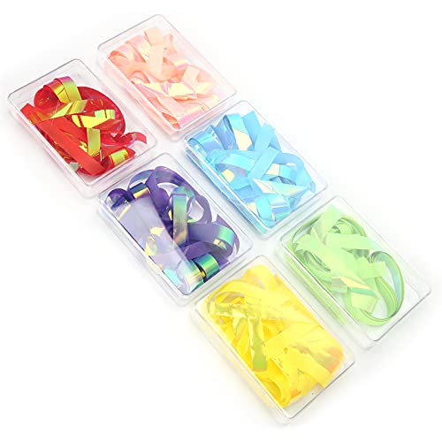 Ubersweet® Nail Phane - Broken Glass Foil Paper Strips, Colorful Reflective Nail Stickers for DIY Nail Art, Home & Salon Use | Perfect for Parties, Weddings & Special Occasions