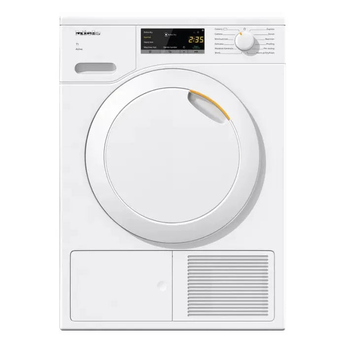 Miele 7KG Heat Pump Tumble Dryer - Energy Efficient, Quiet Operation, White (TCA220WP) - Perfect for Small Homes & Apartments