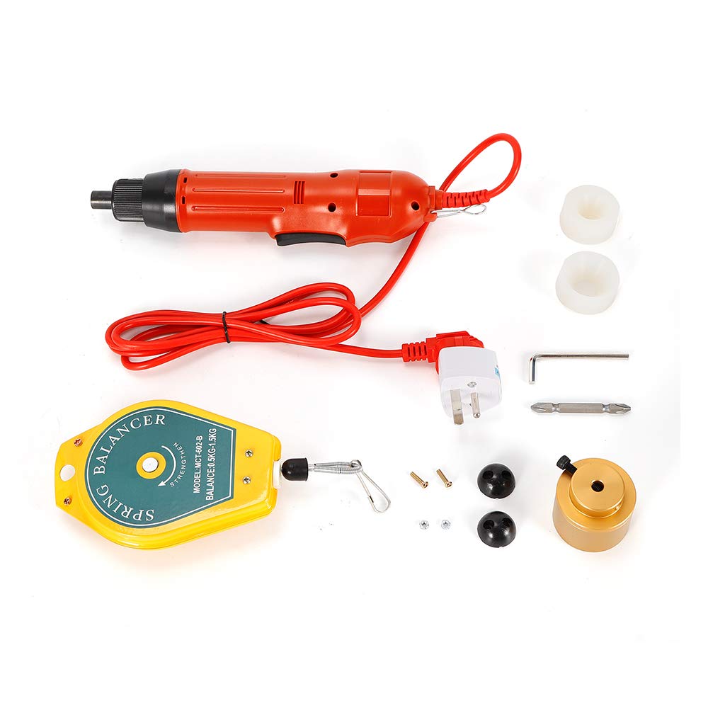 Electric Bottle Capping Machine 110V - Handheld Screw Bottle Capper Sealer with Adjustable Clutch & Auxiliary Tool for Home Brewing, Canning & DIY Projects - Fast US Shipping