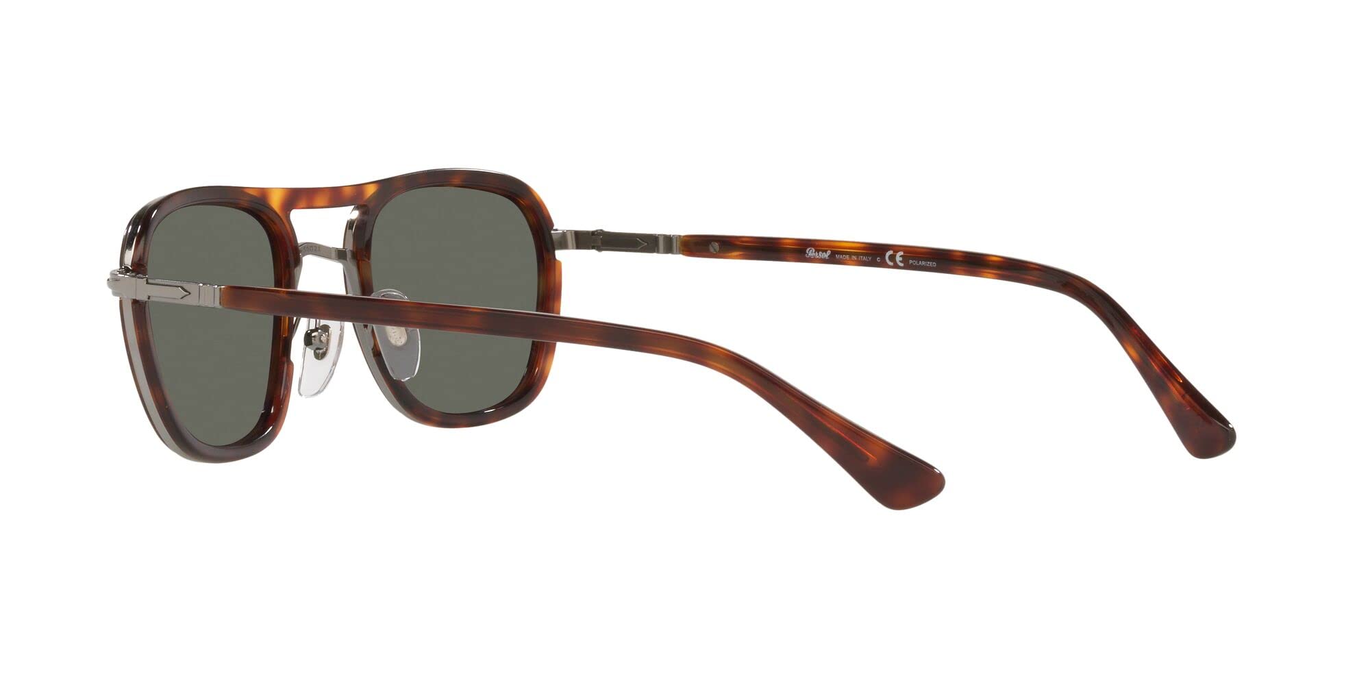 Persol PO2484S Square Sunglasses for Men & Women - Polarized UV Protection - Classic Retro Style - Perfect for Driving, Travel & Outdoor Activities