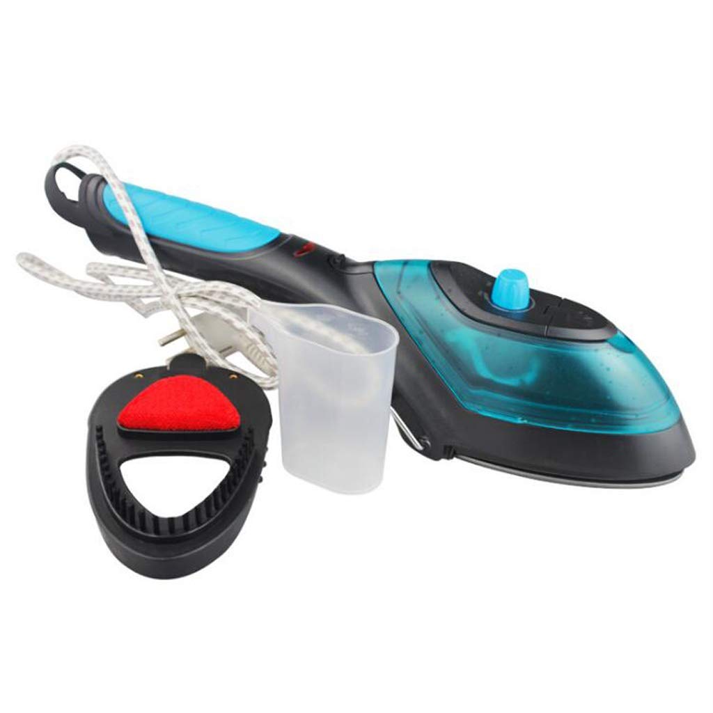 **YBYB Handheld Steam Iron & Garment Steamer - Portable Electric Iron for Clothes with Iron Brushes, Black - Perfect for Travel, Home & Office Use**