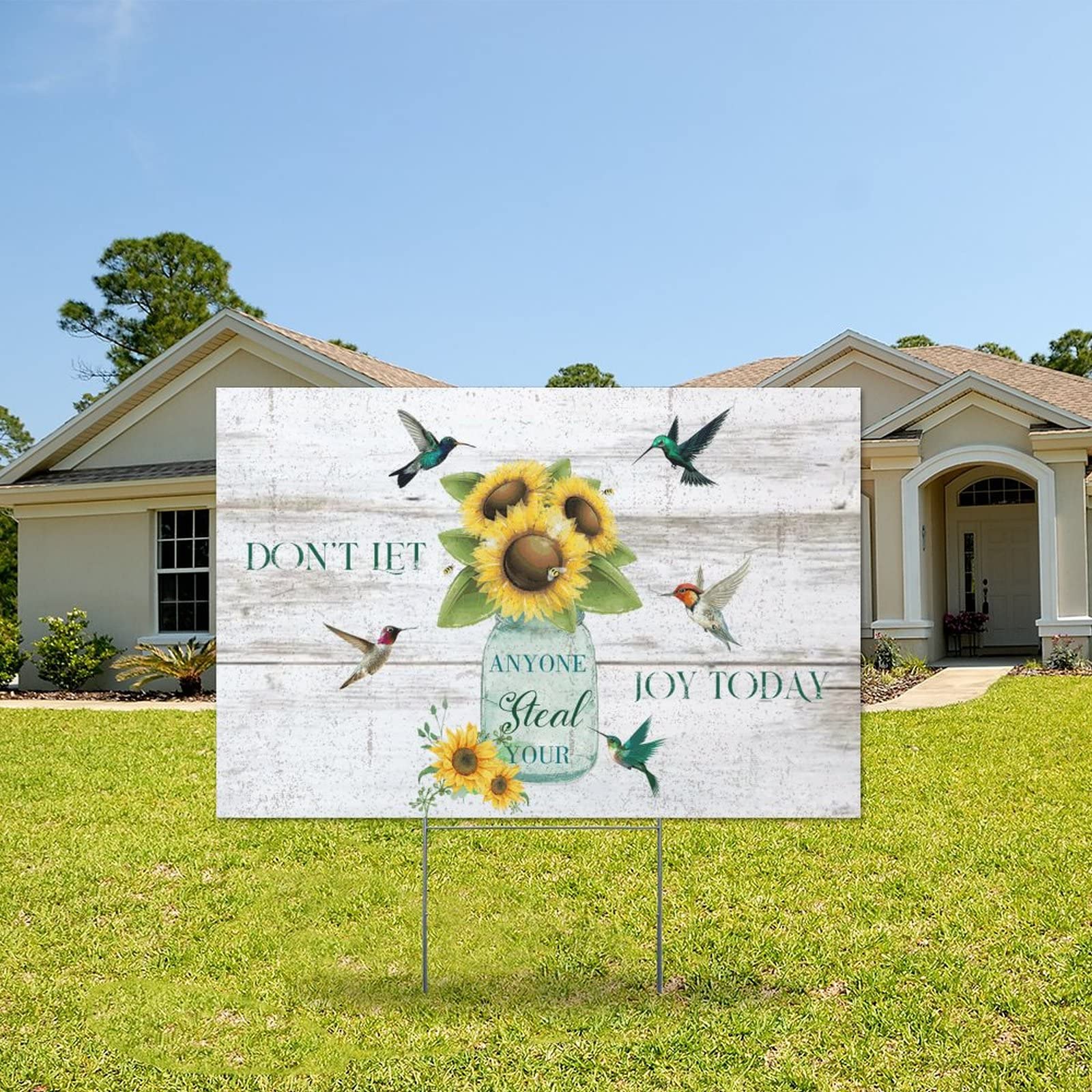 Lavender Garden Sign 12x18in - Weather-Resistant Yard Decor for Sale, Holidays & Home