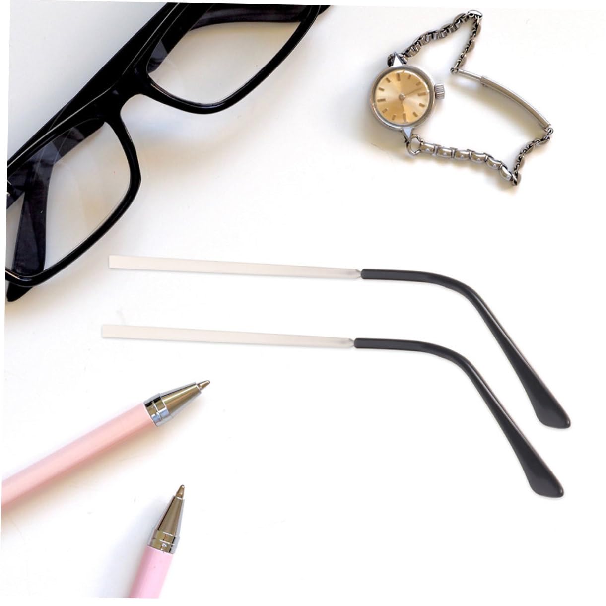 COLLBATH 2 Pairs Glasses Temple Replacement Parts with Screwdriver for Men & Women Sunglasses Repair