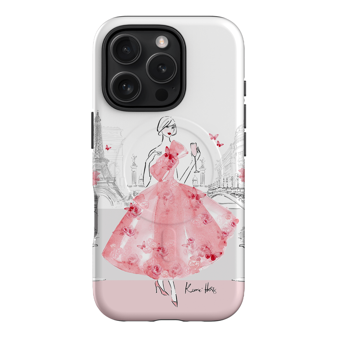 Elegant Rose Paris Phone Case for iPhone & Samsung - Stylish Floral Design, Slim Protective Cover - Perfect for Everyday Use, Travel & Gifting