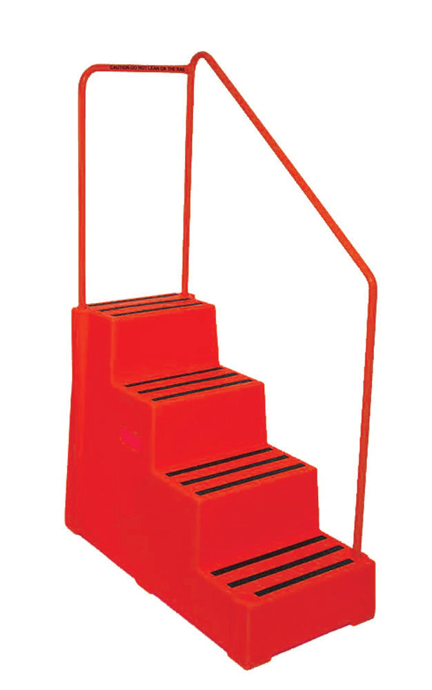 Heavy Duty Industrial Steps - Durable Steel Work Platform Ladder for Warehouse, Factory & Construction - Perfect for High Reach Tasks & Safety Work