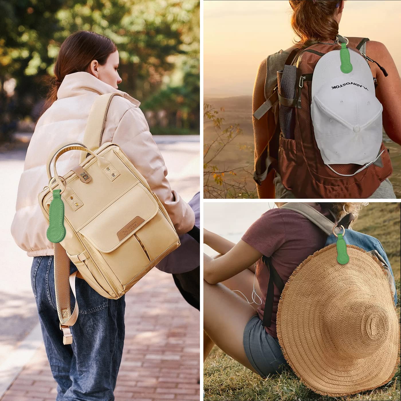 **Ciyuhome Magnetic Hat Clip for Travel - Hands-Free Hat Holder for Tote Bags, Luggage, Backpacks & Purses | Secure & Convenient Hat Accessory for Outdoor Adventures, Commuting & Vacations**