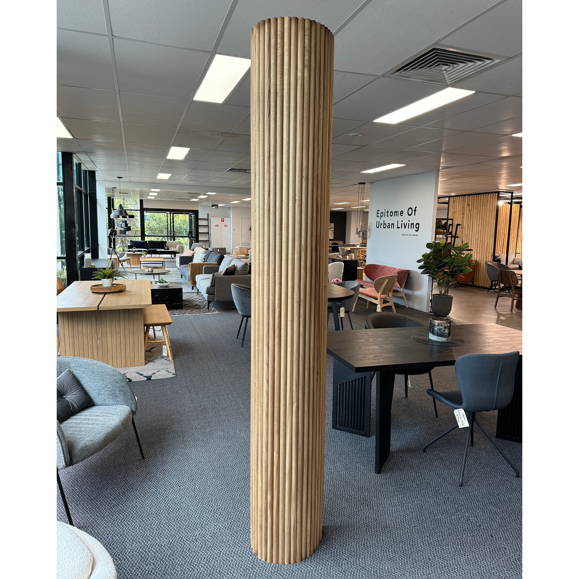 WOODFLEX Flexible Solid Paulownia Wood Slat Wall Panel 106