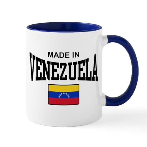 White/Navy Inside - Made In Venezuela Mug