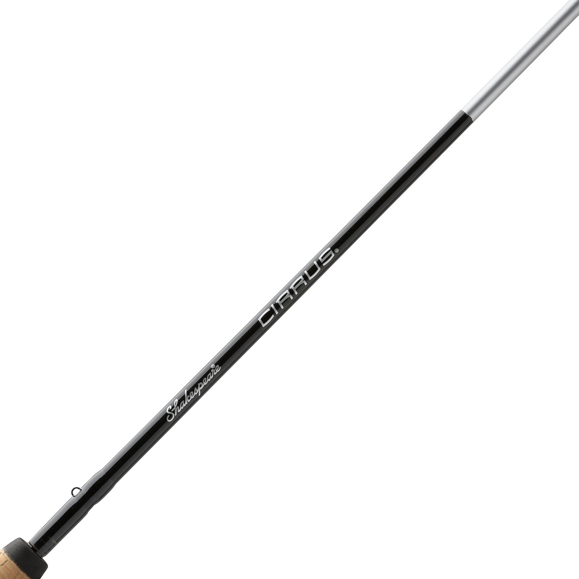 Cirrus Spinning Fishing Rod and Reel Combo - Lightweight Graphite Rod with Smooth Ball Bearing Reel for Freshwater & Saltwater Fishing - Perfect for Bass, Trout, and Walleye Anglers